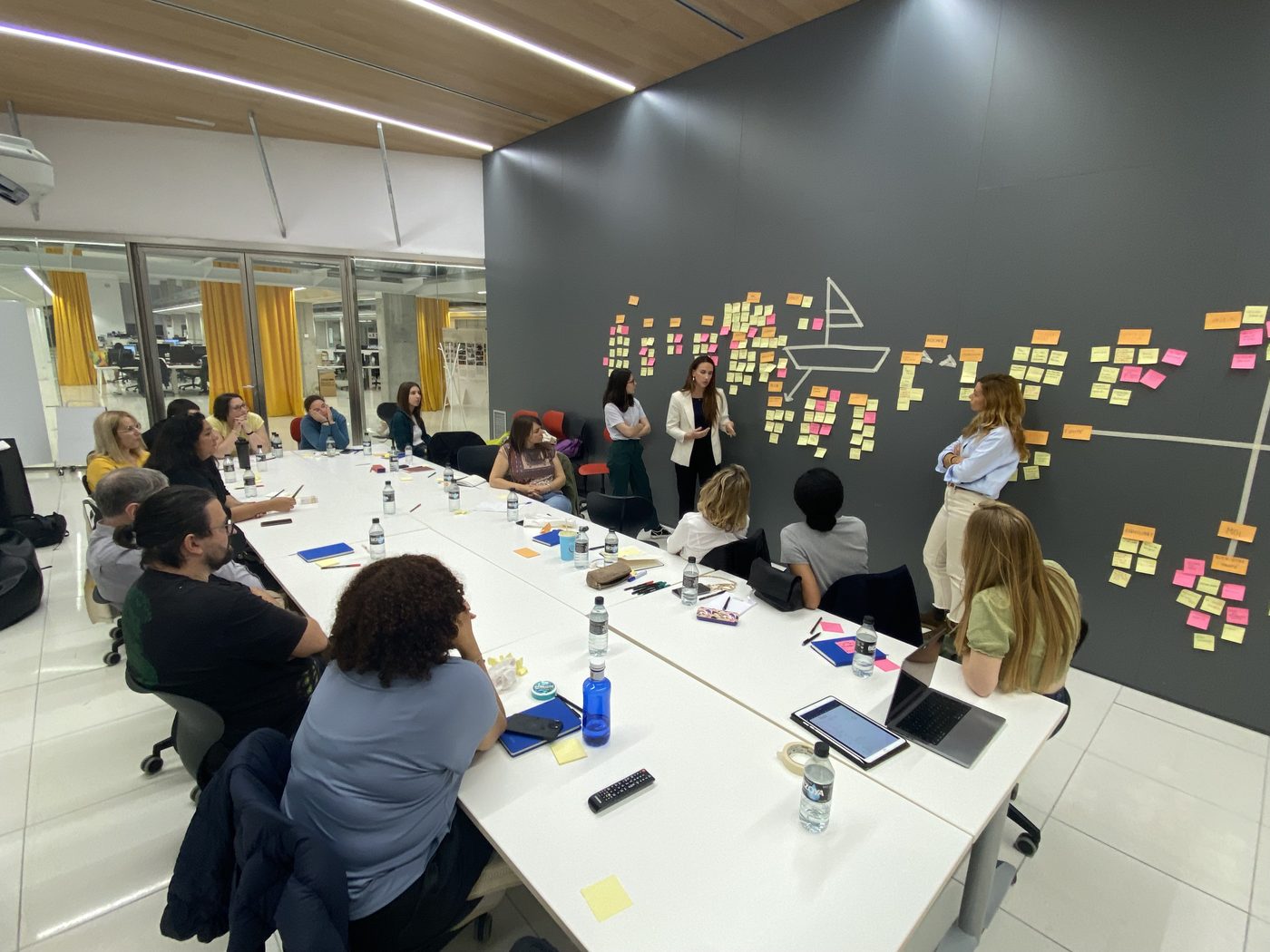 Kuma Partners C-suite offsite working session mapping the execution plan