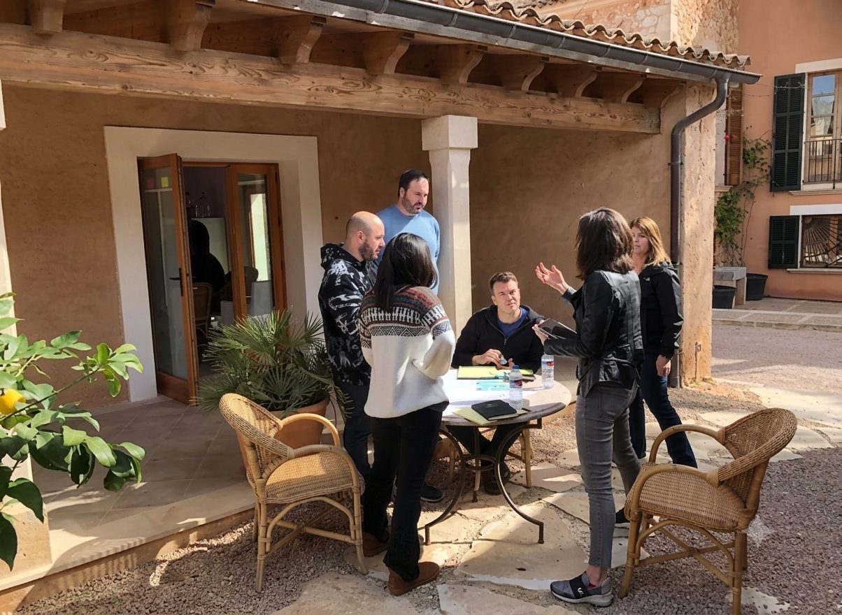 Alpine hub masia venue used by Kuma Partners for cross-border executive team offsites